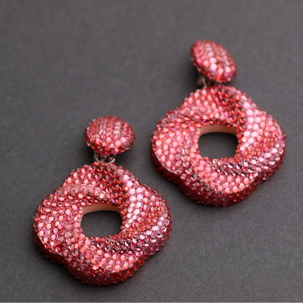 Dannijo Delphina Embellished Coil Drop Earrings - image 5